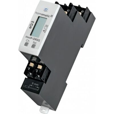 Homematic IP HMIP-DRSI1, Vekslingsaktuator, Montert med DIN-skinne, 1 kanaler Homematic IP HMIP-DRSI1, Vekslingsaktuator, Montert med DIN-skinne, 1 kanaler