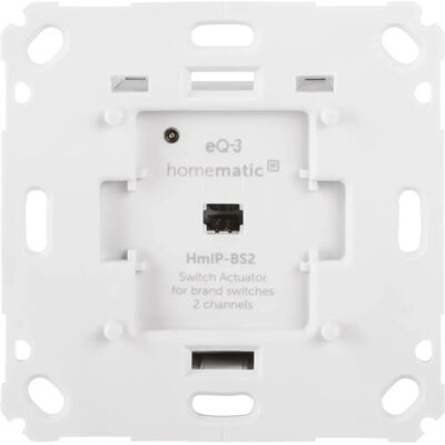 HOMEMATIC IP Interrupteur intelligent - Blanc, 2 canaux HOMEMATIC IP Interrupteur intelligent - Blanc, 2 canaux