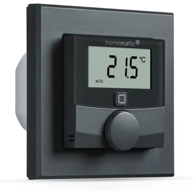 Homematic IP Slimme Wandthermostaat met Schaltausgang - Antraciet - Thermostaat Homematic IP Slimme Wandthermostaat met Schaltausgang - Antraciet - Thermostaat