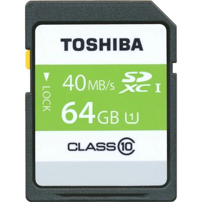 Toshiba 64GB UHS1 SDXC Speicherkarte - Hochgeschwindigkeit, Kompakt Toshiba 64GB UHS1 SDXC Speicherkarte - Hochgeschwindigkeit, Kompakt