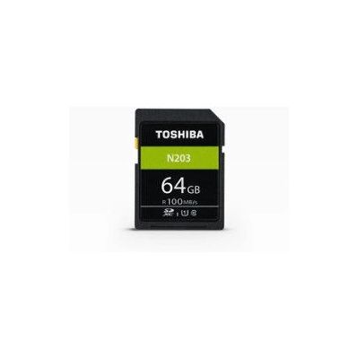 Toshiba N203 64 GB SDXC UHS-I Klasse 10 - Minnekort Toshiba N203 64 GB SDXC UHS-I Klasse 10 - Minnekort