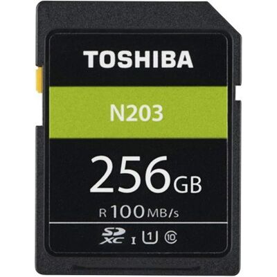 Toshiba Exceria 256 GB SDXC UHS U1 Speicherkarte - Class 10 Toshiba Exceria 256 GB SDXC UHS U1 Speicherkarte - Class 10