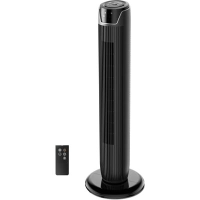 Midea Tårnventilator FZ10-17JR - Bærbar, 3 hastigheder, 90° svingning, Sort Midea Tårnventilator FZ10-17JR - Bærbar, 3 hastigheder, 90° svingning, Sort