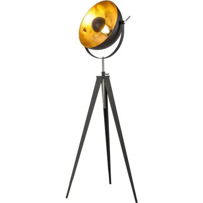 LEONIQUE Elenoire Stehlampe - Satelliten, Höhenverstellbar, Schwarz/Gold LEONIQUE Elenoire Stehlampe - Satelliten, Höhenverstellbar, Schwarz/Gold