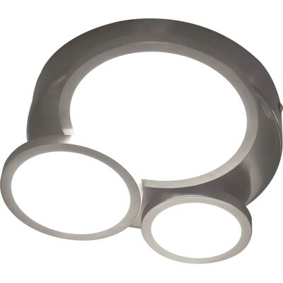 GLOBO 61400301 Deckenleuchte LED - 3-flammig Nickel-matt GLOBO 61400301 Deckenleuchte LED - 3-flammig Nickel-matt