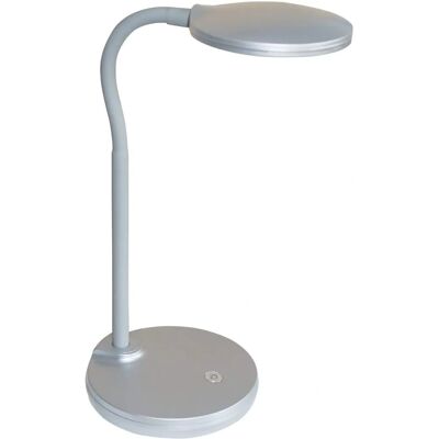 Nino Leuchten Carmen Silber LED Schreibtischlampe - Touchdimmbar Nino Leuchten Carmen Silber LED Schreibtischlampe - Touchdimmbar