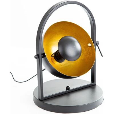 NINO LEUCHTEN OLE Schwarze Tischlampe Verstellbarer Lampenschirm NINO LEUCHTEN OLE Schwarze Tischlampe Verstellbarer Lampenschirm