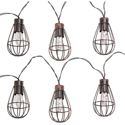 NINO - Catena luminosa a led solare - rust metal - 200 cm - Outdoor solar LED string light NINO - Catena luminosa a led solare - rust metal - 200 cm - Outdoor solar LED string light