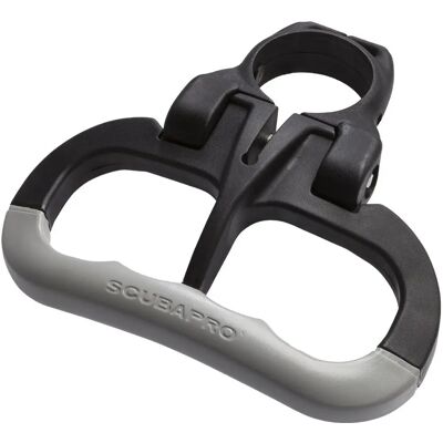 Support de bouteille Scubapro - Argent - Équipement de plongée - Publicité Support de bouteille Scubapro - Argent - Équipement de plongée - Publicité
