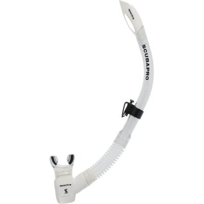 Scubapro Weiß Spectra Schnorchel - Wasserdicht, Komfortabel Scubapro Weiß Spectra Schnorchel - Wasserdicht, Komfortabel