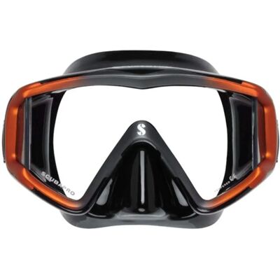 Scubapro Crystal Vu Dykkermaske - Svart/Orange - Dykkermaske Scubapro Crystal Vu Dykkermaske - Svart/Orange - Dykkermaske