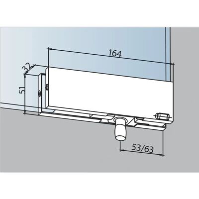 DORMA - PT 30 - Ø15 mm Zapfen - Dachfensterbeschlag DORMA - PT 30 - Ø15 mm Zapfen - Dachfensterbeschlag