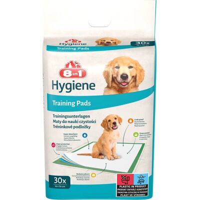 Tapis d'entraînement pour chiots 8in1 - 30 pièces - Publicité Tapis d'entraînement pour chiots 8in1 - 30 pièces - Publicité