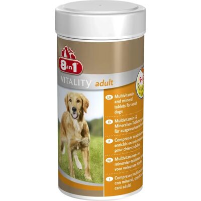 8in1 Vitality Többvitamin kutyáknak - Egészség és szőrzet támogatás 8in1 Vitality Többvitamin kutyáknak - Egészség és szőrzet támogatás
