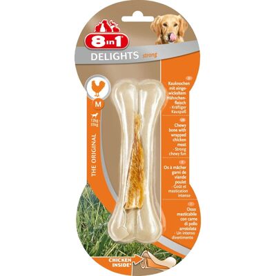 Friandises 8in1 pour chiens - Poulet, Tailles variées - Snacks à mâcher - Publicité Friandises 8in1 pour chiens - Poulet, Tailles variées - Snacks à mâcher - Publicité