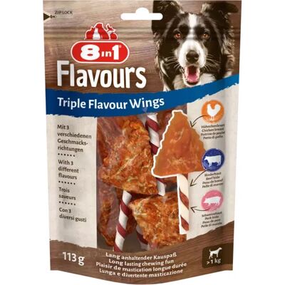 8in1 Triple Flavour Hundesnacks - Unterstützt Zahnfleischhygiene 8in1 Triple Flavour Hundesnacks - Unterstützt Zahnfleischhygiene