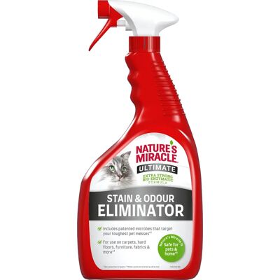 Nature's Miracle 946ml Pet Stain & Odor Remover - Cat Nature's Miracle 946ml Pet Stain & Odor Remover - Cat