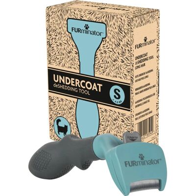 Outil DeShedding FURminator pour petits chats - Longs poils - Publicité Outil DeShedding FURminator pour petits chats - Longs poils - Publicité