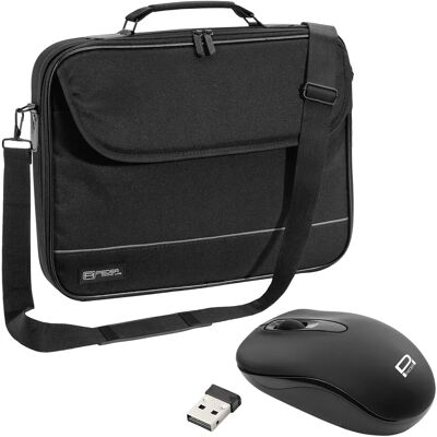 Pedea Fekete notebooktáska + Vezeték nélküli egér - Laptop és kiegészítők Pedea Fekete notebooktáska + Vezeték nélküli egér - Laptop és kiegészítők