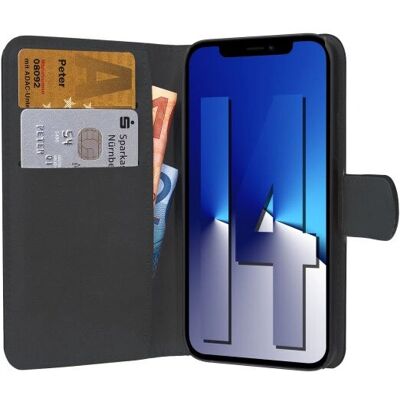 PEDEA iPhone 14 Schwarzes Buch Cover - Handyhülle PEDEA iPhone 14 Schwarzes Buch Cover - Handyhülle
