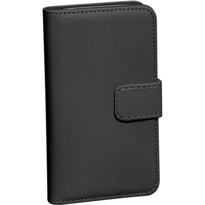 PEDEA Schwarzes iPhone 14 Pro Max Book Cover PEDEA Schwarzes iPhone 14 Pro Max Book Cover
