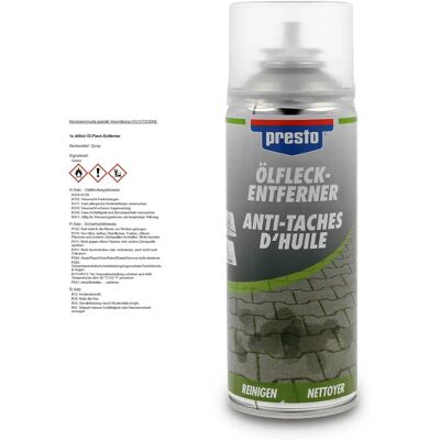 Presto Oljefläckborttagare - Rengöringsmedel 400ml Presto Oljefläckborttagare - Rengöringsmedel 400ml