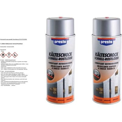 Presto Cold Shock Rust Remover 400ml - Rust Remover Presto Cold Shock Rust Remover 400ml - Rust Remover