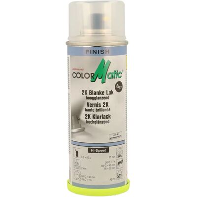 ColorMatic 2K Przezroczysty Lak - Wysoki połysk, Odporność na zarysowania, 200ml Spray ColorMatic 2K Przezroczysty Lak - Wysoki połysk, Odporność na zarysowania, 200ml Spray