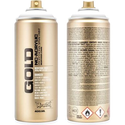 Montana Gold Spray Cans 400ml - Spray Paint Montana Gold Spray Cans 400ml - Spray Paint
