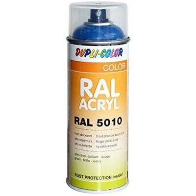 Dupli Color RAL 5010 Gentiaan Blauw Aerosol - Spuitbusverf Dupli Color RAL 5010 Gentiaan Blauw Aerosol - Spuitbusverf