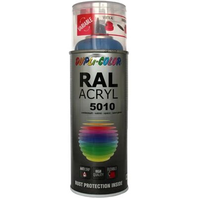 DUPLI COLOR RAL 5010 Enzianmodrá Akrylmalba - Vnitřní/Venkovní DUPLI COLOR RAL 5010 Enzianmodrá Akrylmalba - Vnitřní/Venkovní