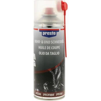 Λάδι σε αερολύματα Presto για διάτρηση και κοπή 400 ml Λάδι σε αερολύματα Presto για διάτρηση και κοπή 400 ml