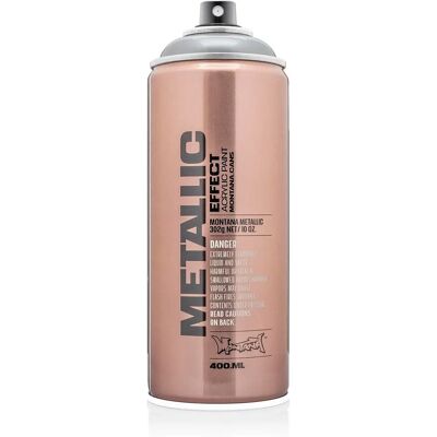 Montana Metallic Silver Spray Paint - Spray on Metal Effect - 400ml Montana Metallic Silver Spray Paint - Spray on Metal Effect - 400ml