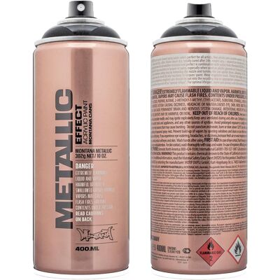 Montana Metallic Effect Spray - 400ml - Black Montana Metallic Effect Spray - 400ml - Black