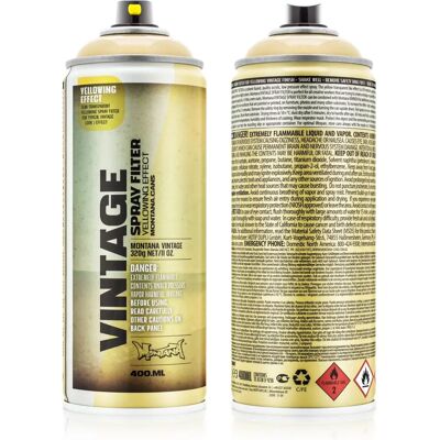 Montana Vintage Yellow Filter Spray - 400ml - Spray Paint Montana Vintage Yellow Filter Spray - 400ml - Spray Paint