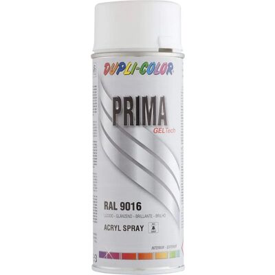 Aérosol de peinture acrylique Dupli-Color 400ml - Résistant aux intempéries, UV, Blanc RAL 9016 - Publicité Aérosol de peinture acrylique Dupli-Color 400ml - Résistant aux intempéries, UV, Blanc RAL 9016 - Publicité