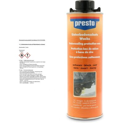Presto Zwarte Was Onderscherm - Onderkoetsbescherming Presto Zwarte Was Onderscherm - Onderkoetsbescherming