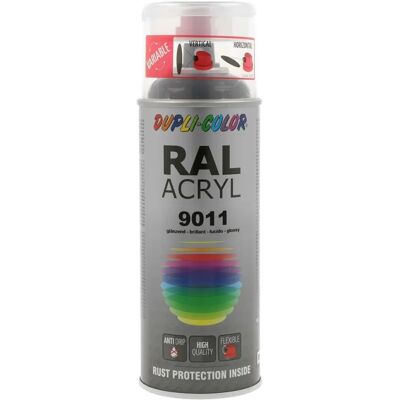 Sprejová barva Dupli-Color RAL 9011 - Odolná vůči povětrnostním vlivům a UV Sprejová barva Dupli-Color RAL 9011 - Odolná vůči povětrnostním vlivům a UV