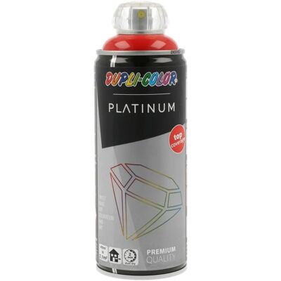 DUPLI-COLOR - Platinum - Verkeersrood glans - 400 ml - Spuitverf DUPLI-COLOR - Platinum - Verkeersrood glans - 400 ml - Spuitverf
