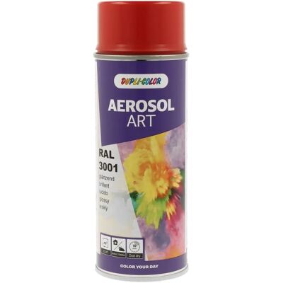 DUPLI-COLOR - Aerosol Art RAL 3001 - rouge signal - Publicité DUPLI-COLOR - Aerosol Art RAL 3001 - rouge signal - Publicité