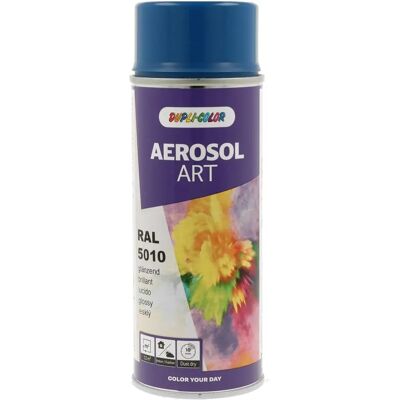 DUPLI COLOR Art Color Pintura - RAL 5010 Azul Enzian Brillante - 400 ml DUPLI COLOR Art Color Pintura - RAL 5010 Azul Enzian Brillante - 400 ml
