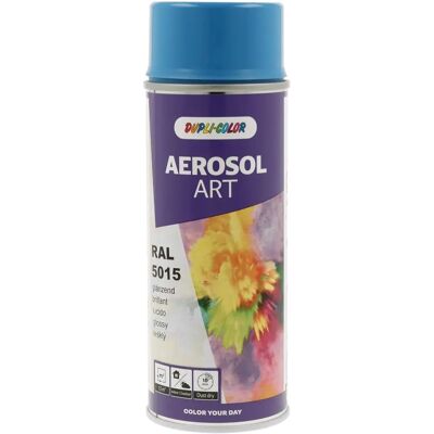 DUPLI COLOR Kunst Hemelsblauw Verf - RAL 5015 - Sneldrogende acryl DUPLI COLOR Kunst Hemelsblauw Verf - RAL 5015 - Sneldrogende acryl