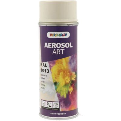 DUPLI-COLOR Aerosol Art RAL 1013 perlweiss glanz - Peinture en aérosol - Publicité DUPLI-COLOR Aerosol Art RAL 1013 perlweiss glanz - Peinture en aérosol - Publicité