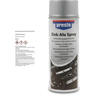 PRESTO Cink Spray - Aeroszol fémhez - 400 ml PRESTO Cink Spray - Aeroszol fémhez - 400 ml
