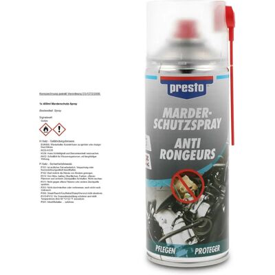 Presto Spray 400ml - Marderschutz spray Presto Spray 400ml - Marderschutz spray