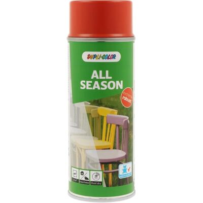 DUPLI-COLOR ALL SEASON - RAL 2002 blutorangematt - 400 ml - Sprühfarbe DUPLI-COLOR ALL SEASON - RAL 2002 blutorangematt - 400 ml - Sprühfarbe
