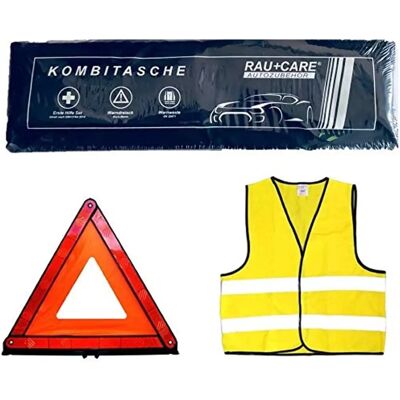 Rau + Care Botiquín de Primeros Auxilios para Coche - Kit de Emergencia Compacto Rau + Care Botiquín de Primeros Auxilios para Coche - Kit de Emergencia Compacto