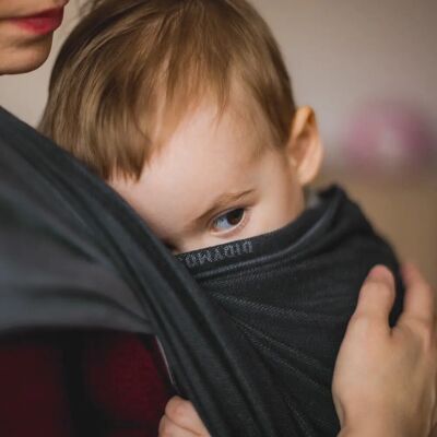 DIDYMOS Babytragetuch TTB-349 - Bio-Baumwolle, Anthrazit DIDYMOS Babytragetuch TTB-349 - Bio-Baumwolle, Anthrazit