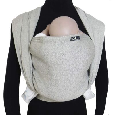 Didymos Babytrage - 520 cm - Silber - Bio-Baumwolle - Ergonomische M-Position Didymos Babytrage - 520 cm - Silber - Bio-Baumwolle - Ergonomische M-Position