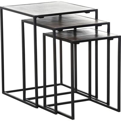 GUTMANN FACTORY Coffee Beistelltisch - Quadrat, Mehrfarbig, 41x52x41cm GUTMANN FACTORY Coffee Beistelltisch - Quadrat, Mehrfarbig, 41x52x41cm